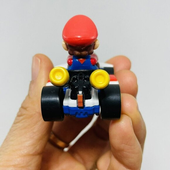 Nintendo Mattel Mario Mariokart Kart Toy Figure Die Cast Racing Car Vehicle Red - Picture 4 of 10